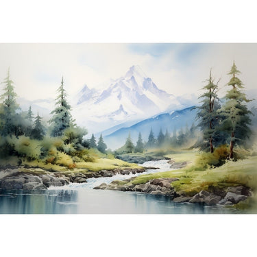Mountain Painting Wall Decor
